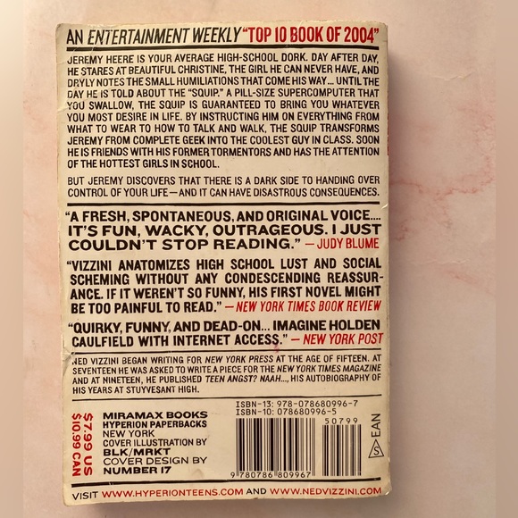 Be More Chill by Ned Vizzini Book - Picture 2 of 5